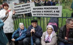 Foto: Arhiv/Radiosarajevo.ba / Penzioneri na protestu